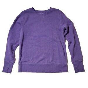 Tek Gear Women's Purple Ultrasoft Fleece Top M 40 Sweatshirt Bangledesh